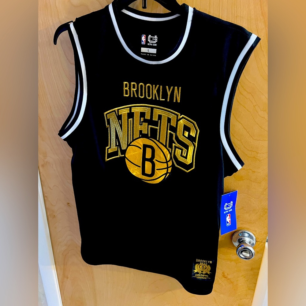 Black and Gold Nets Jersey